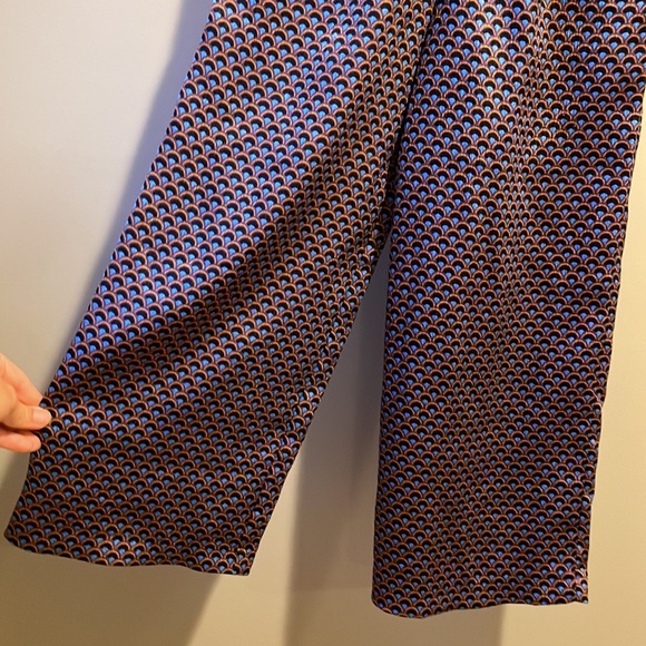 Zara Girls Printed Wide Leg Pants - Picture 7 of 8